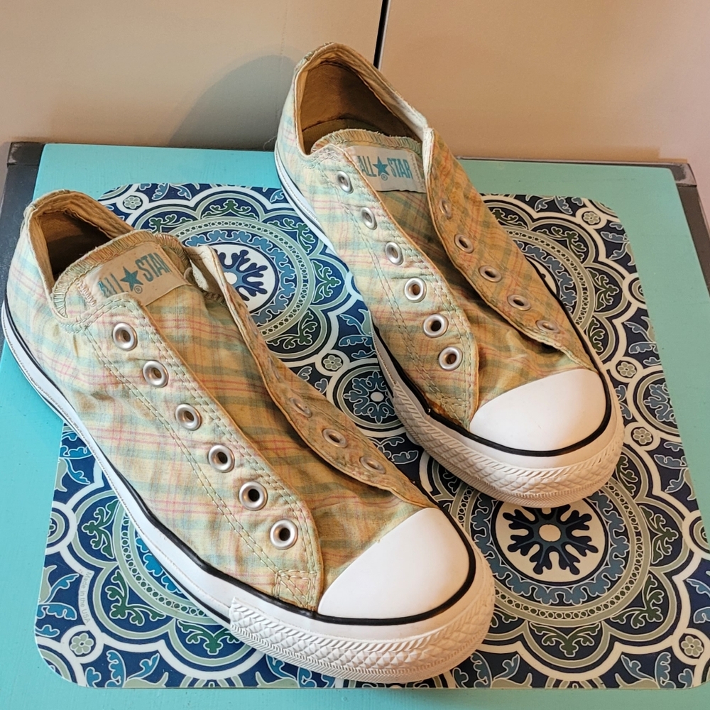 Pastel Plaid Chucks